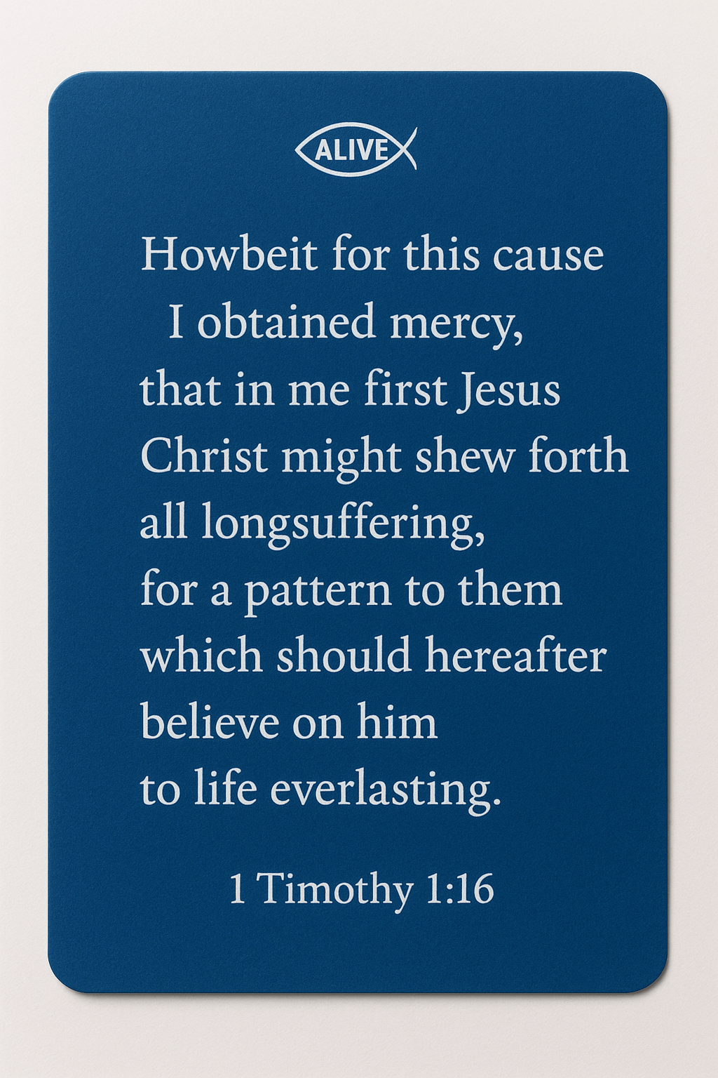 pattern of longsuffering scripture