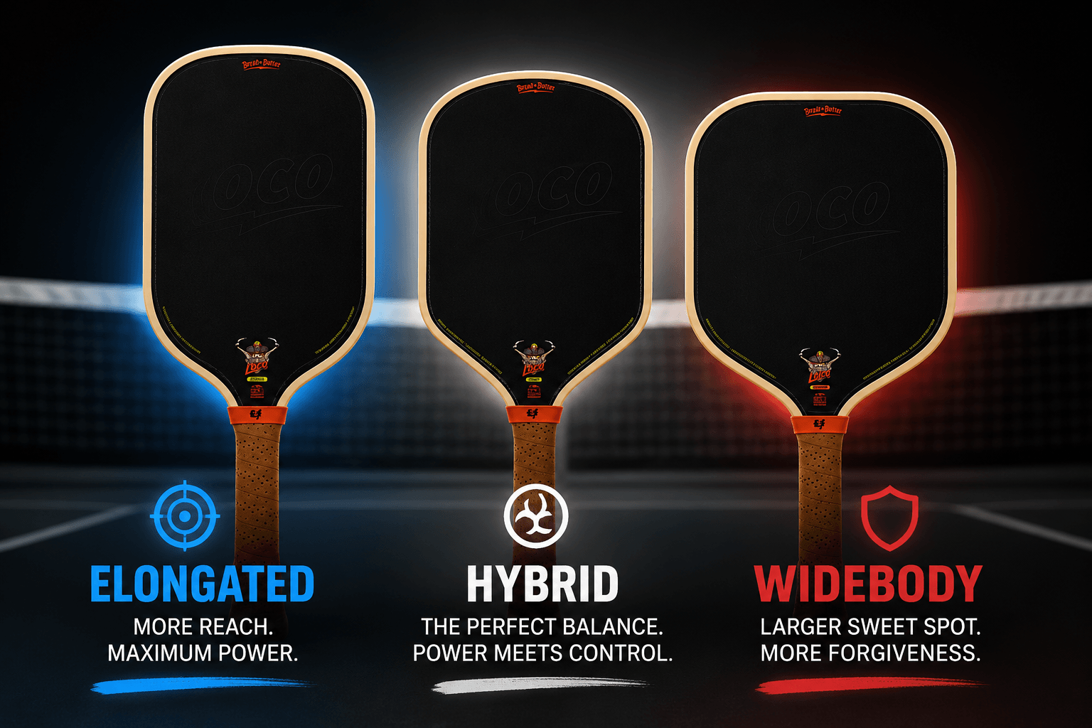 Elongated vs Hybrid Pickleball Paddle vs Widebody: Which Shape Fits Your Game?