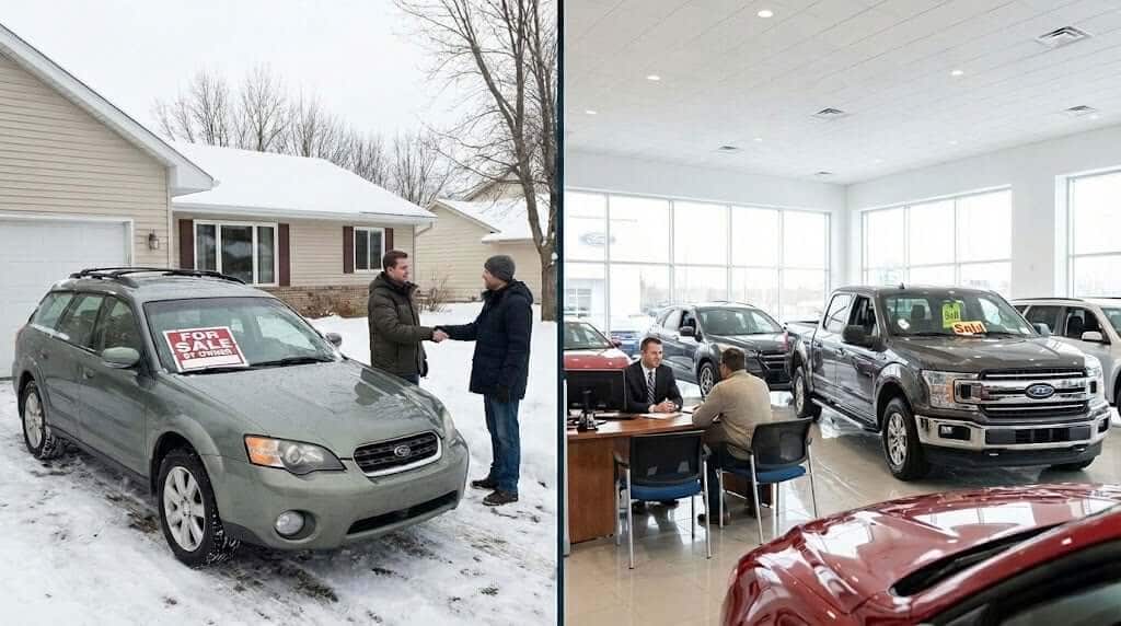 Private Party Vs. Dealer Purchase