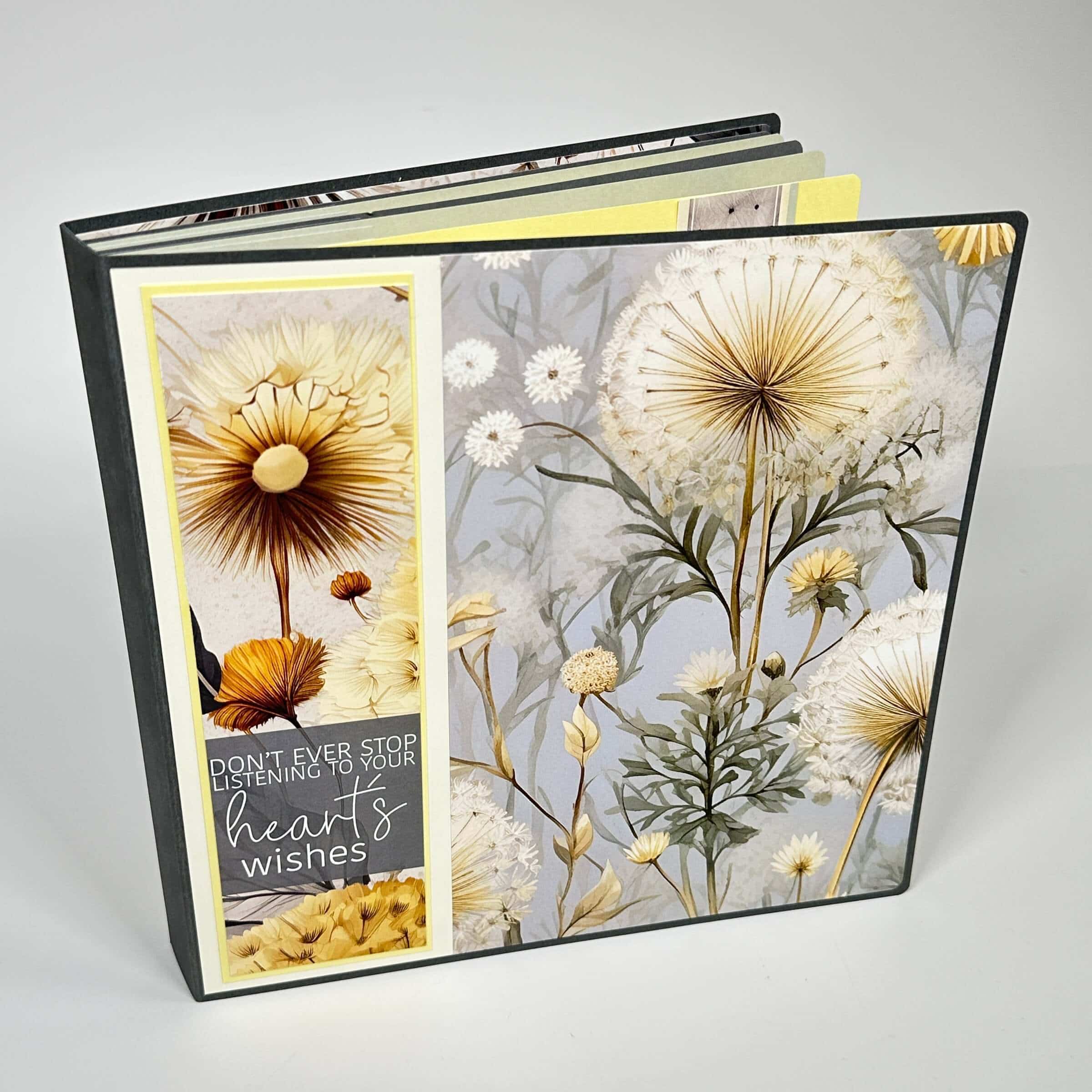 Create Wishes with the 9x9 U-Hinge Book