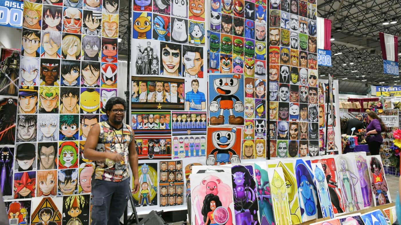 Tips for Your First Convention | Setting Up a Booth in Artist Alley