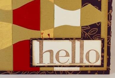 Curvy Woven Card
