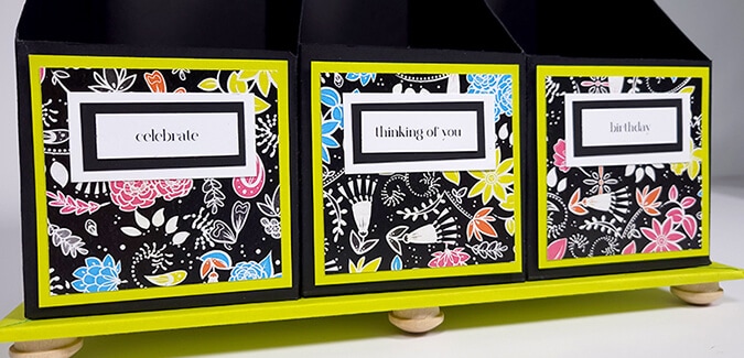 Whimsy Card Caddy - Build a whimsical card storage solution.