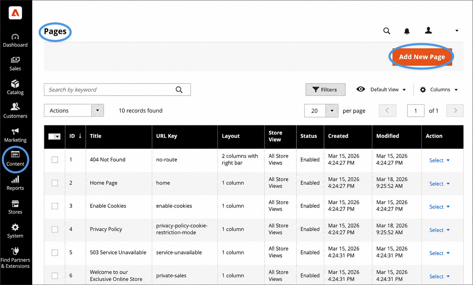 Adobe Commerce blog install step
