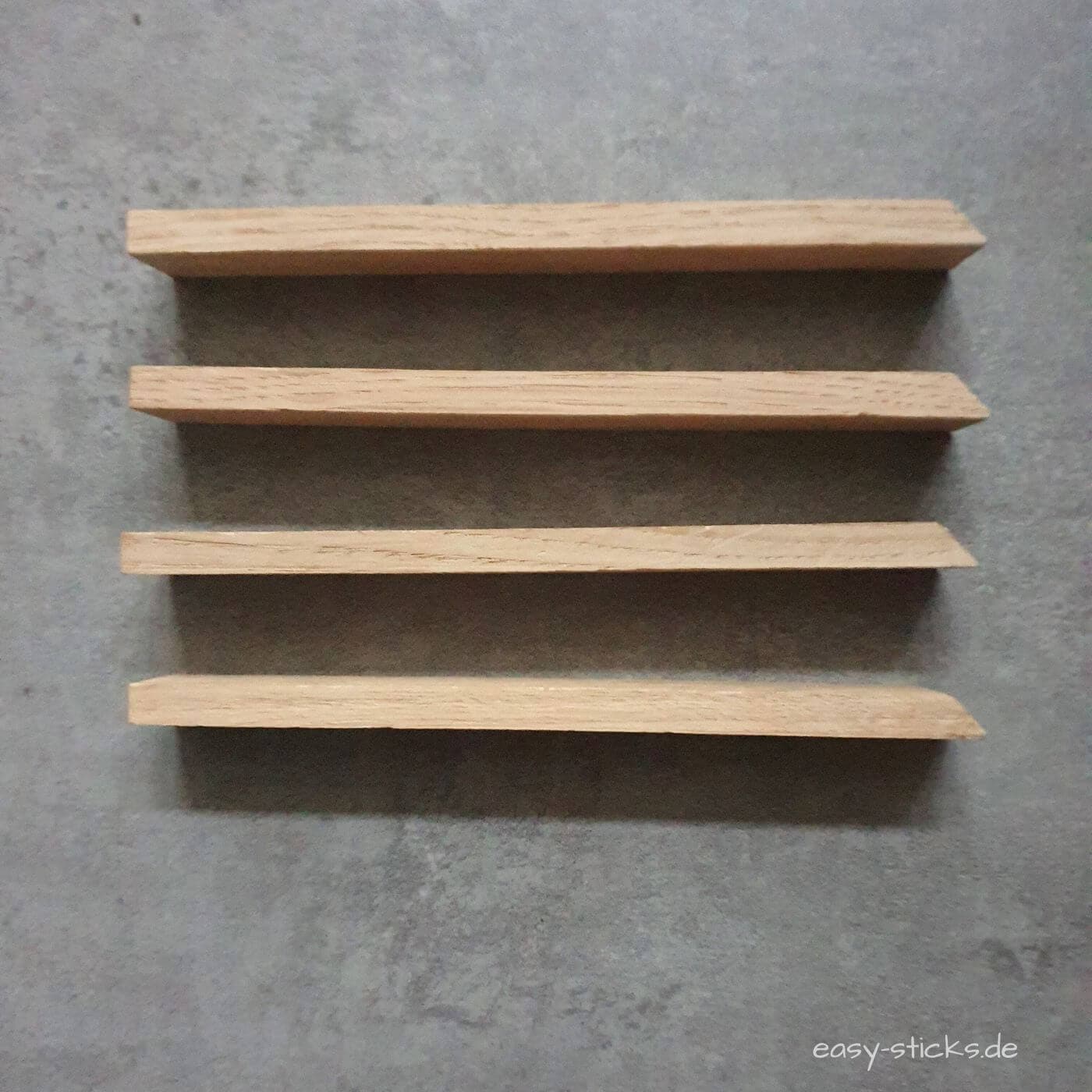 DIY Schlitten aus Easy-Sticks basteln und Winkel sägen