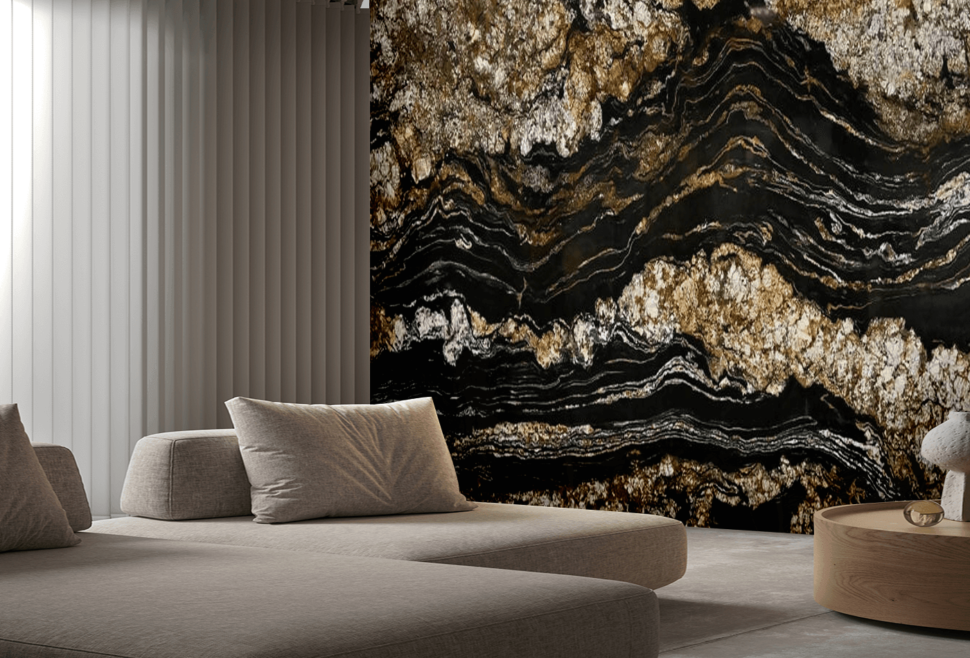 Nero Volcano Exotic Quartzite Yields Mesmerising Touch!!