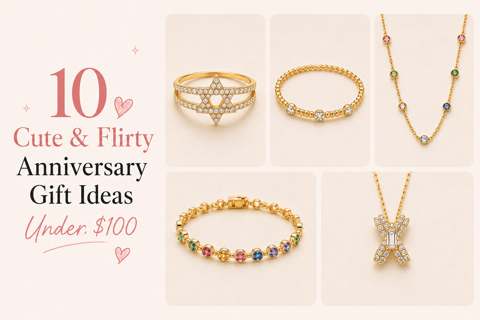10 Cute & Flirty Anniversary Gift Ideas Under $100