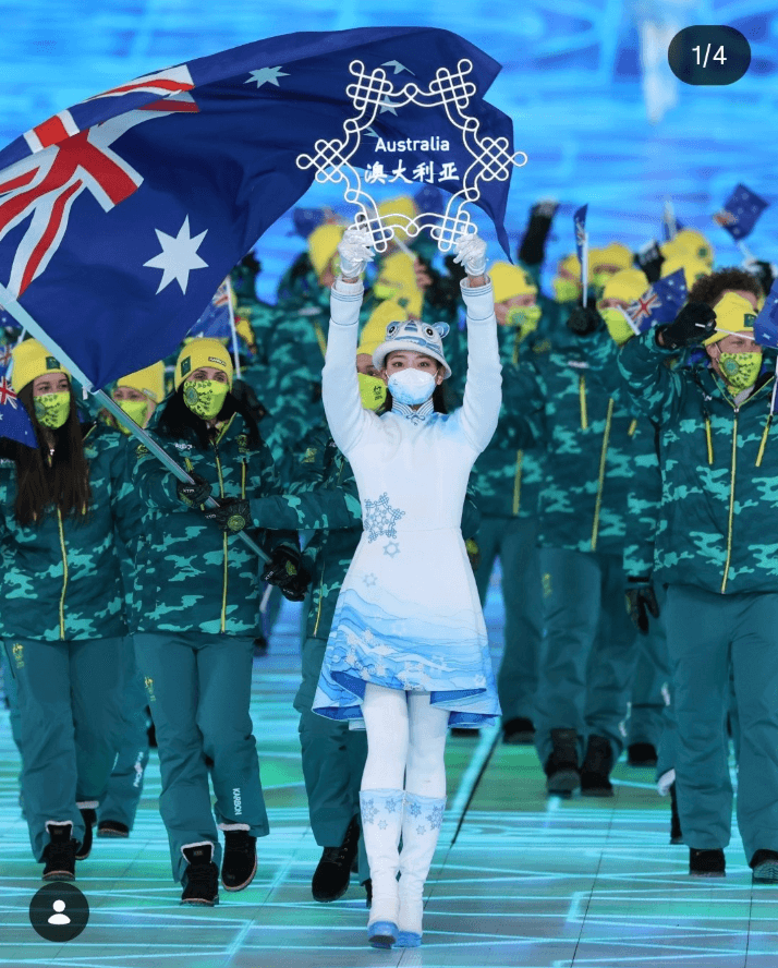 Olympians in masks!
