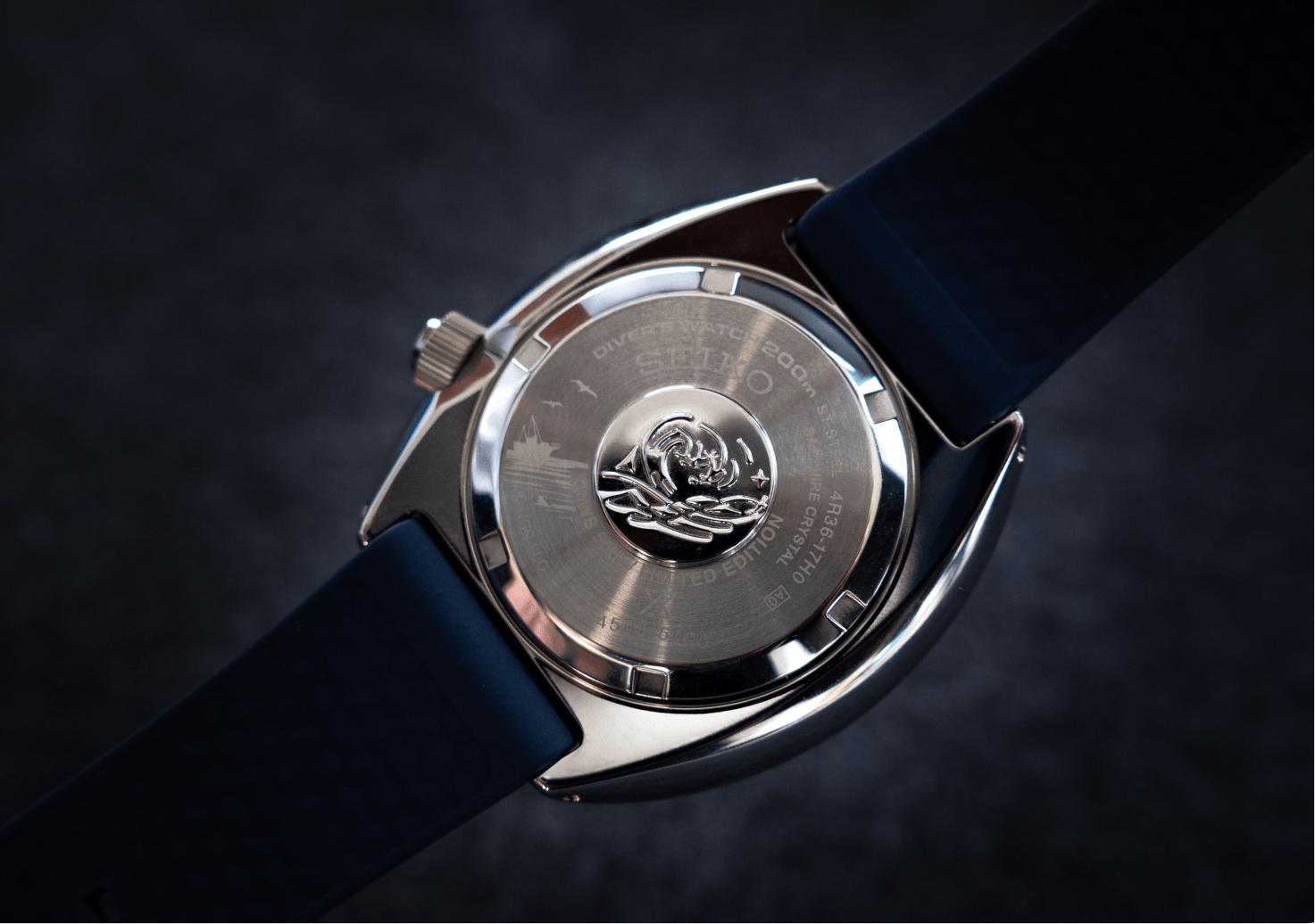 Seiko SRPL81K JAWS watch back