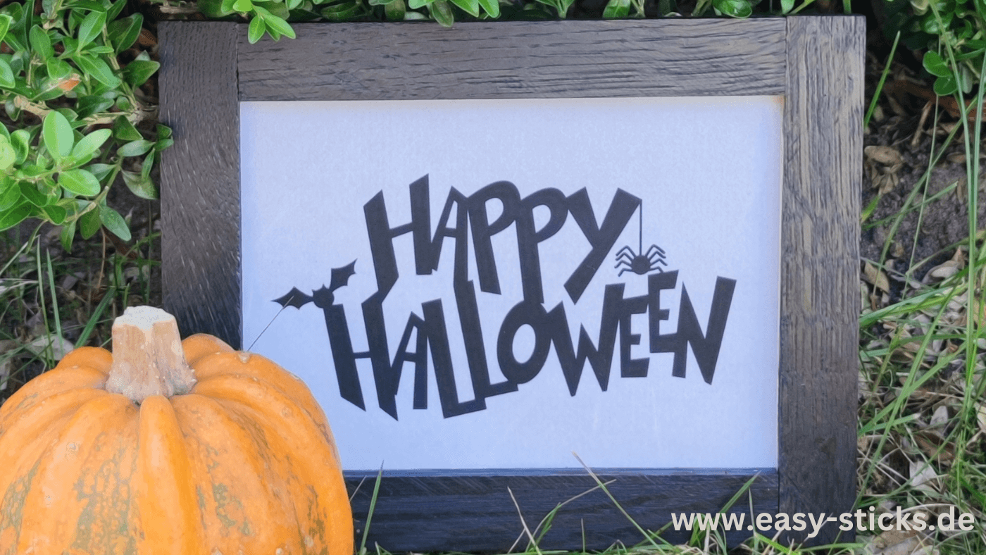 Dekoidee zu Halloween basteln