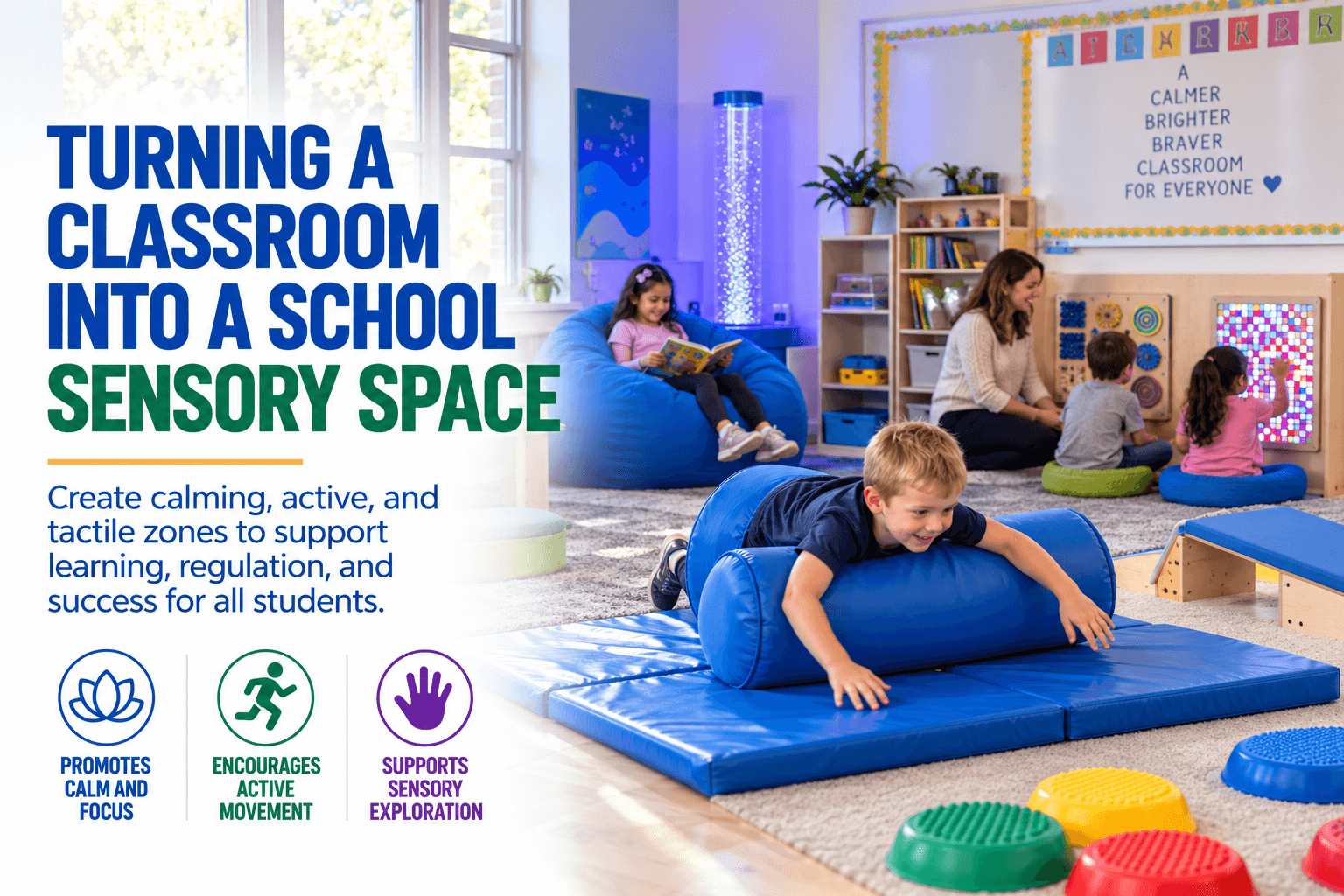 Turning a Classroom Into a School Sensory Space