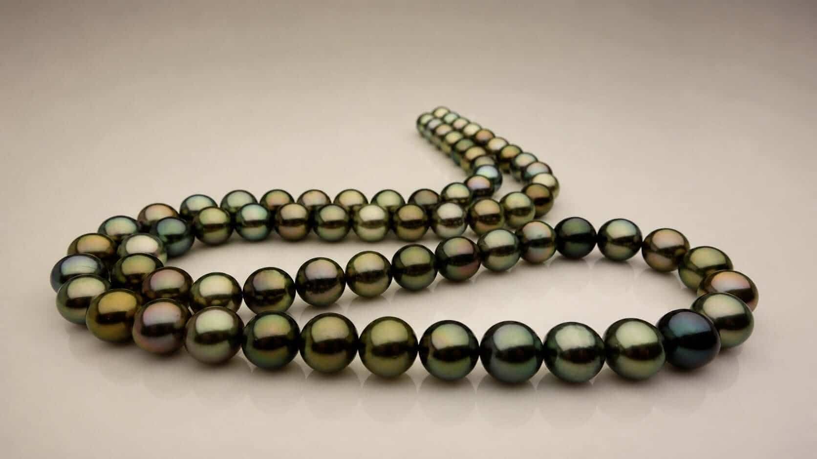 Special strand of Tahitian pearls matched by Jeremy Shepherd