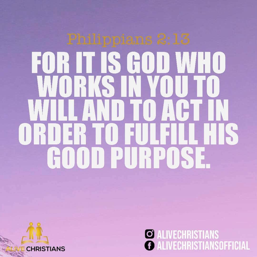 God works in you to strengthen you