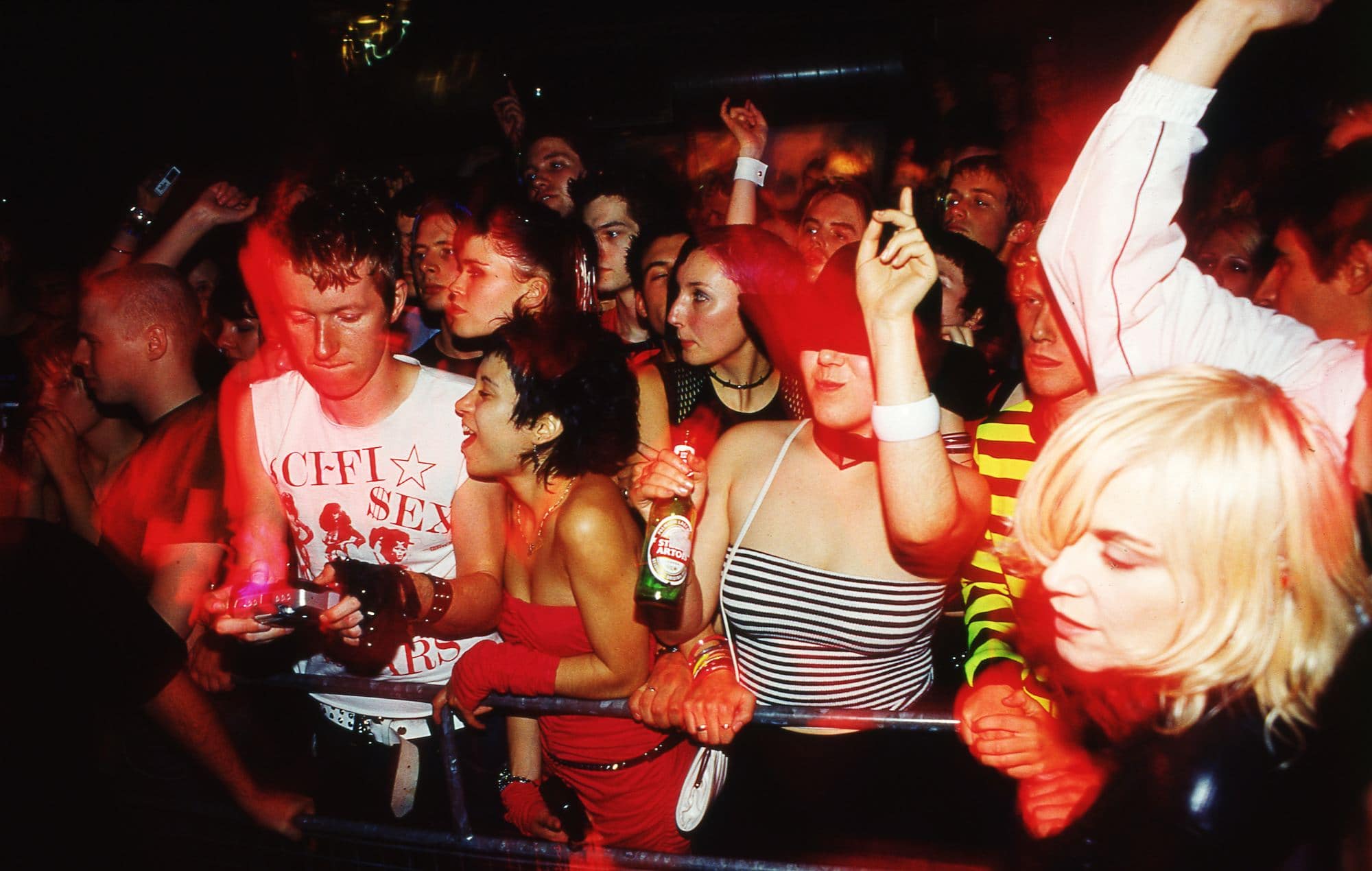 Crowd watching Peaches at Trash
