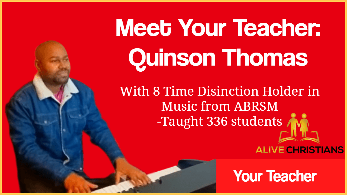meet your piano teacher Quinson Thomas