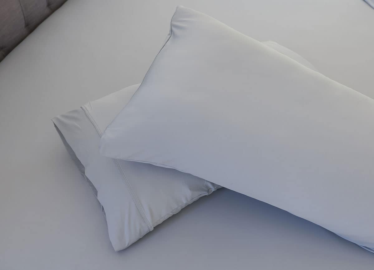 White Original Performance Pillowcase & Fitted Sheet by SHEEX