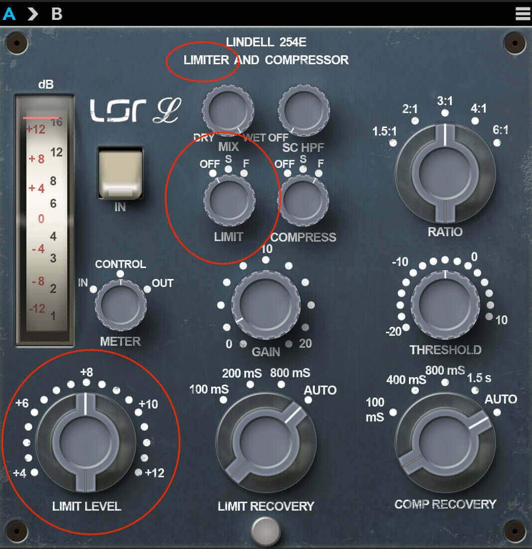 Lindell 254E Limiter and Compressor
