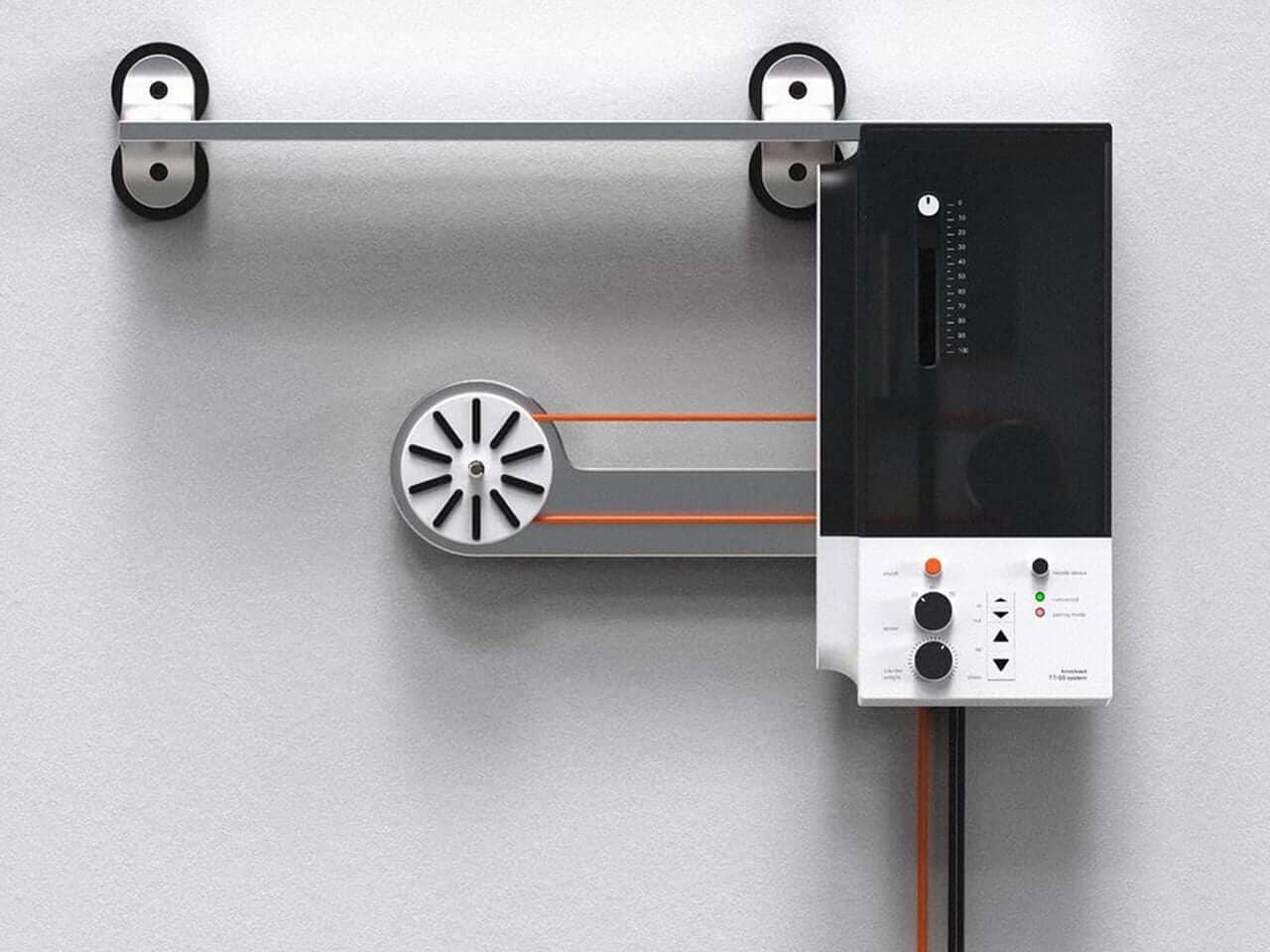 Modern analog listening setup with turntable and record collection