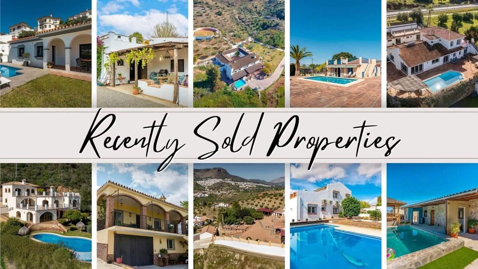 Cover image showing multiple properties sold recently on the Costa del Sol