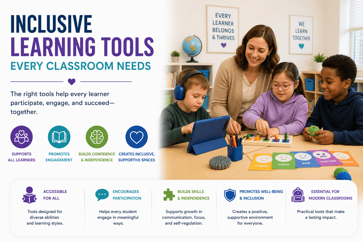 Inclusive Learning Tools Every Classroom Needs