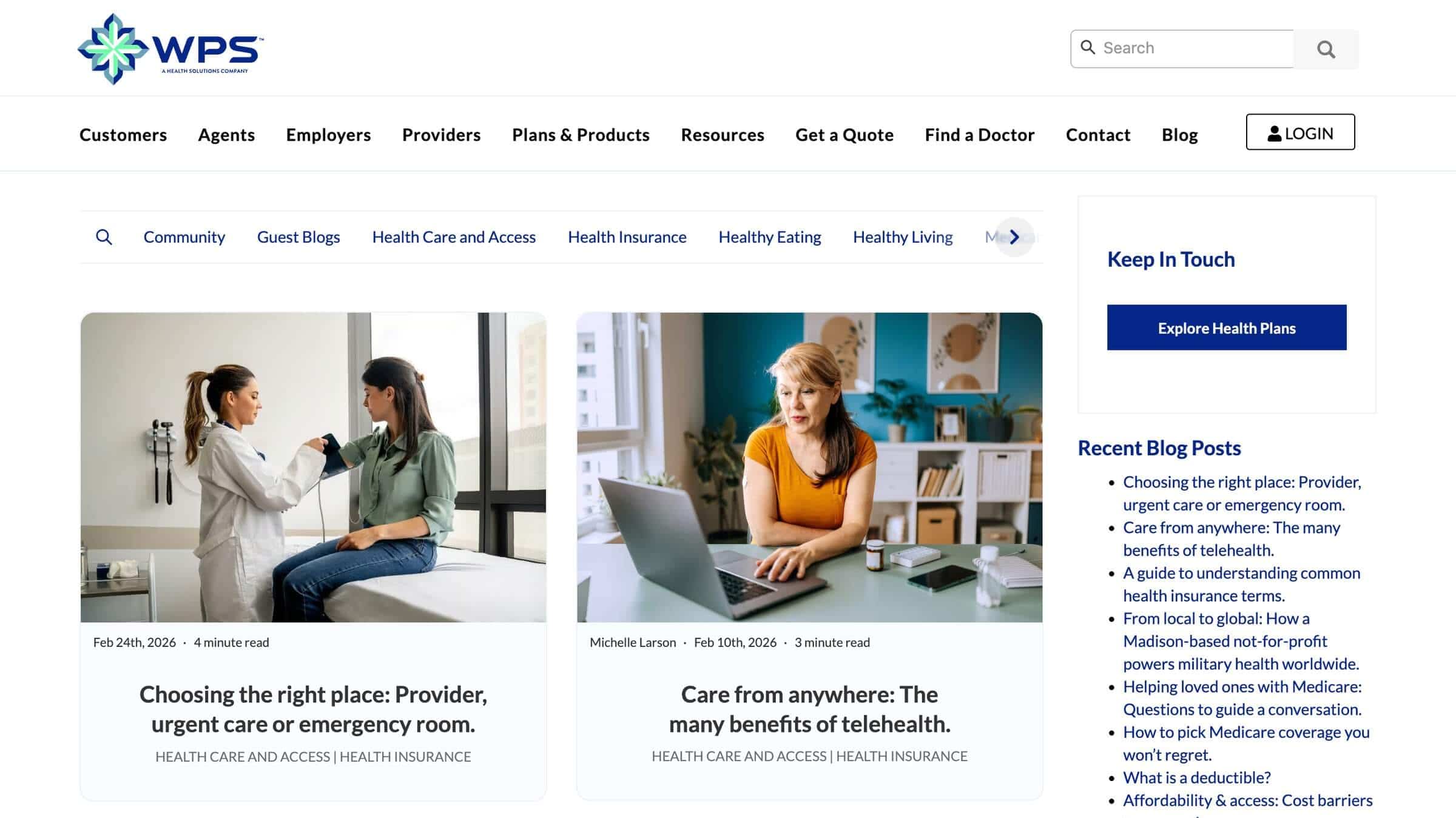 WPS Health Insurance Blog