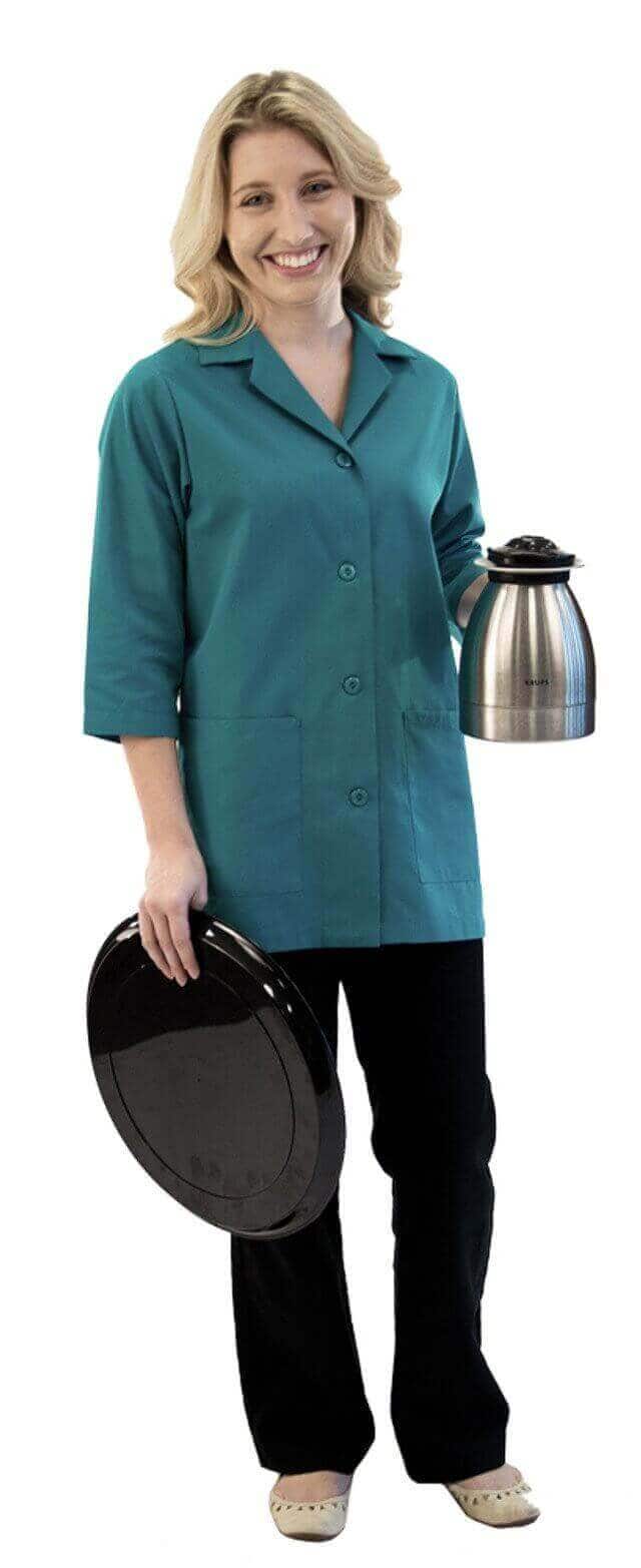 Where can I buy unisex fits housekeeping uniforms for a housekeeping team?