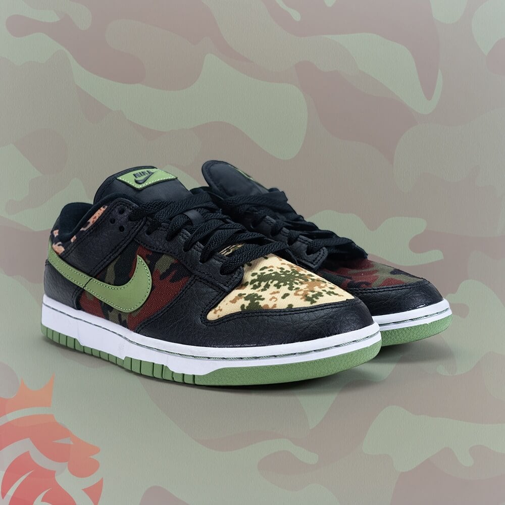YankeeKicks Closet: Nike Dunk Low LE “Oil Green Camo”
