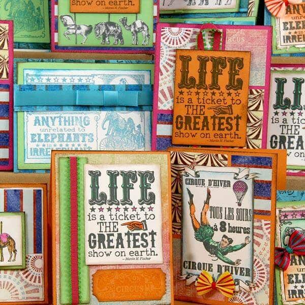 Big Top Club Stamp Cards