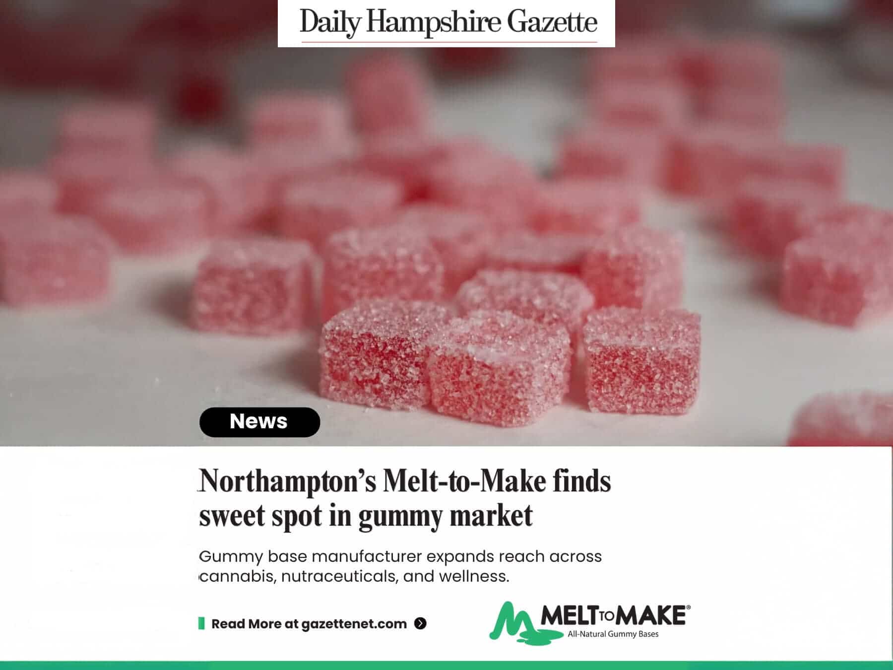 Daily Hampshire Gazette Features Melt-to-Make®