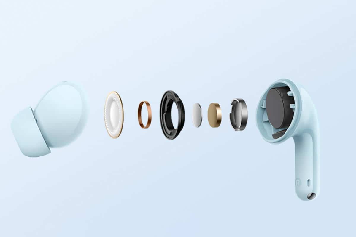Redmi Buds 8 Lite earbuds available in black white and blue