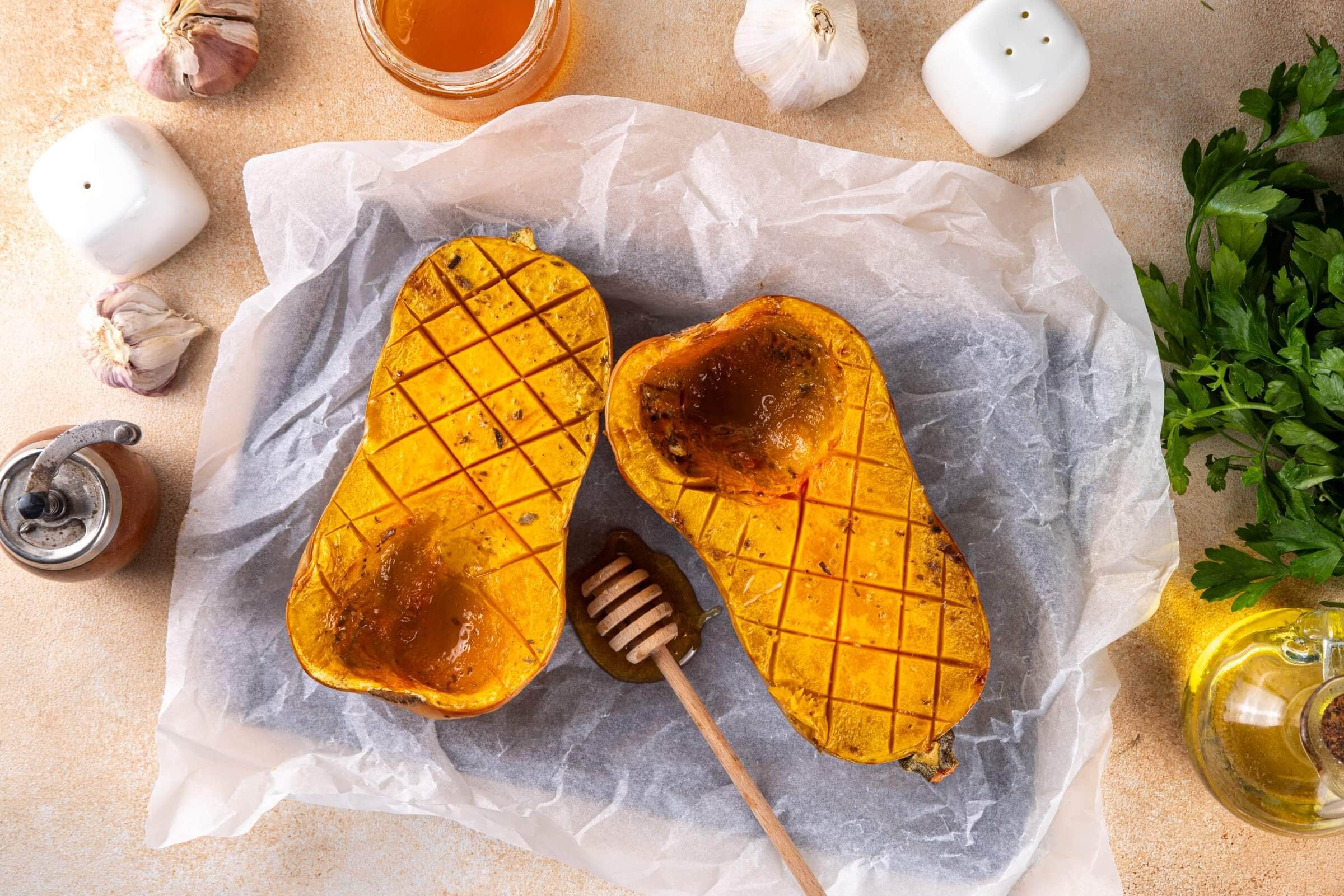 Honey Roasted Butternut Squash