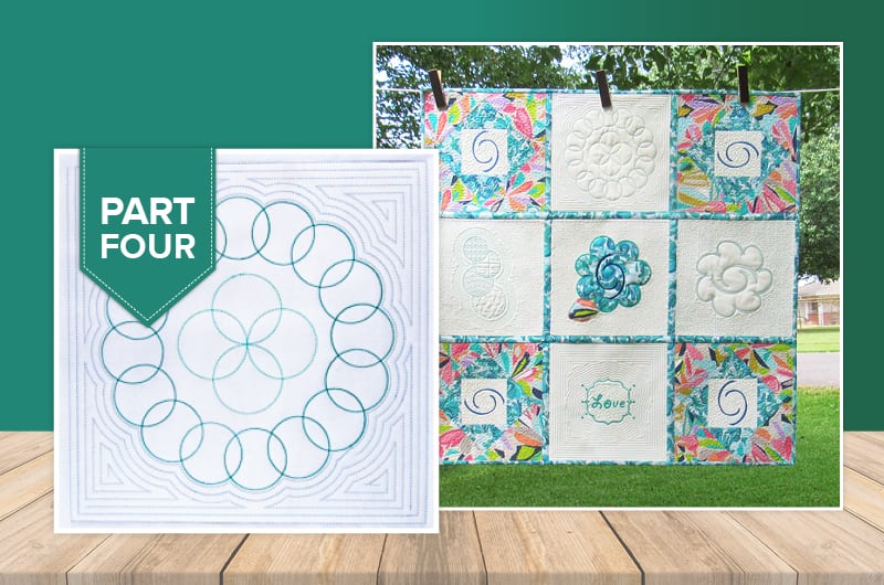 ’Hatching’ a Quilt – Continuous Quilting Block