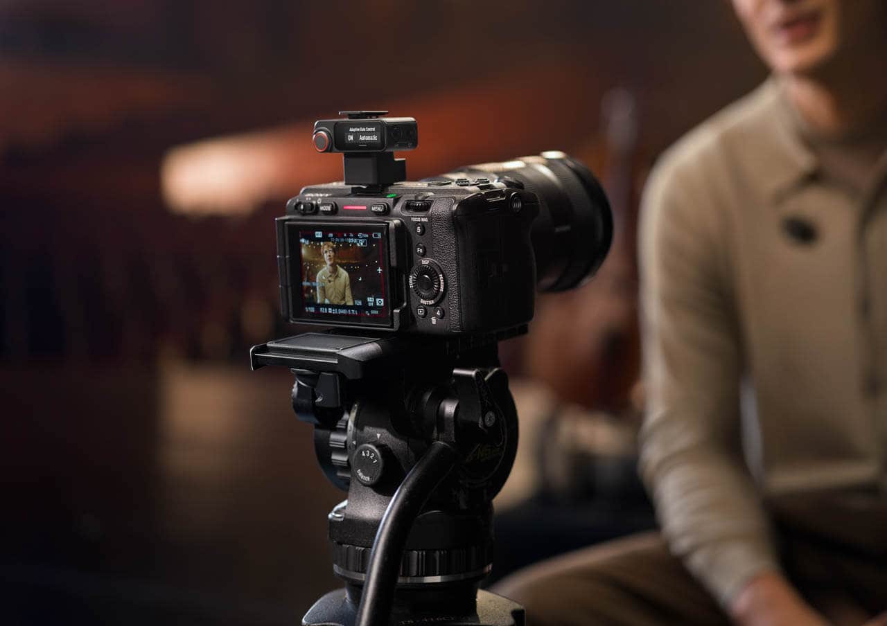 DJI Mic 3 camera adapter showcasing Adaptive Gain Control