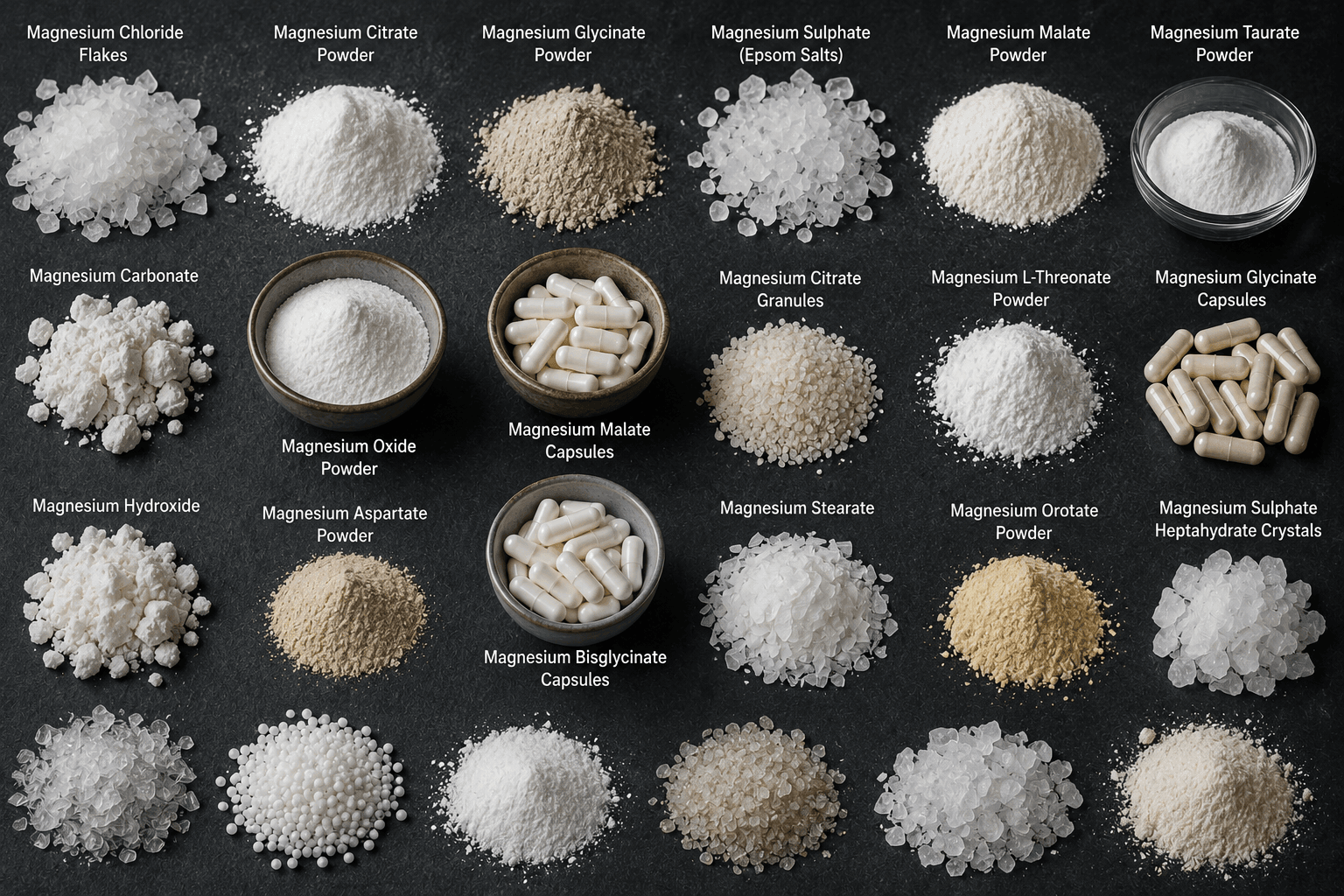 Feed balancer - different forms of magnesium