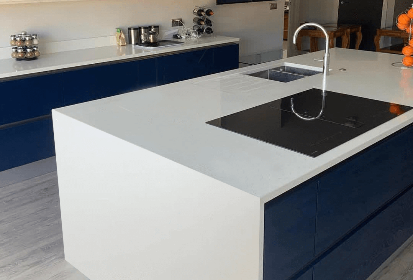 Blanco Puro Quartz if You Want a Milk-White Worktop