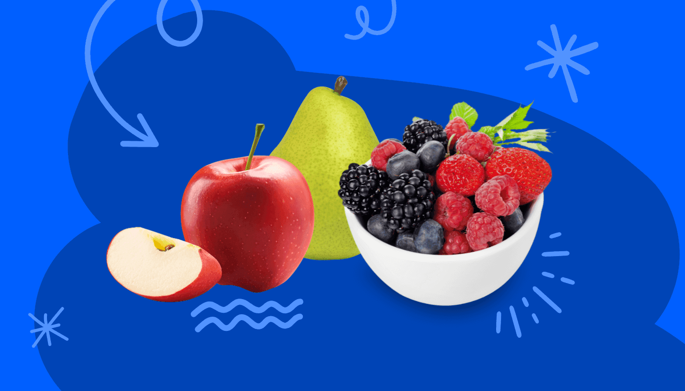 best fruits for diabetics apples pears and berries