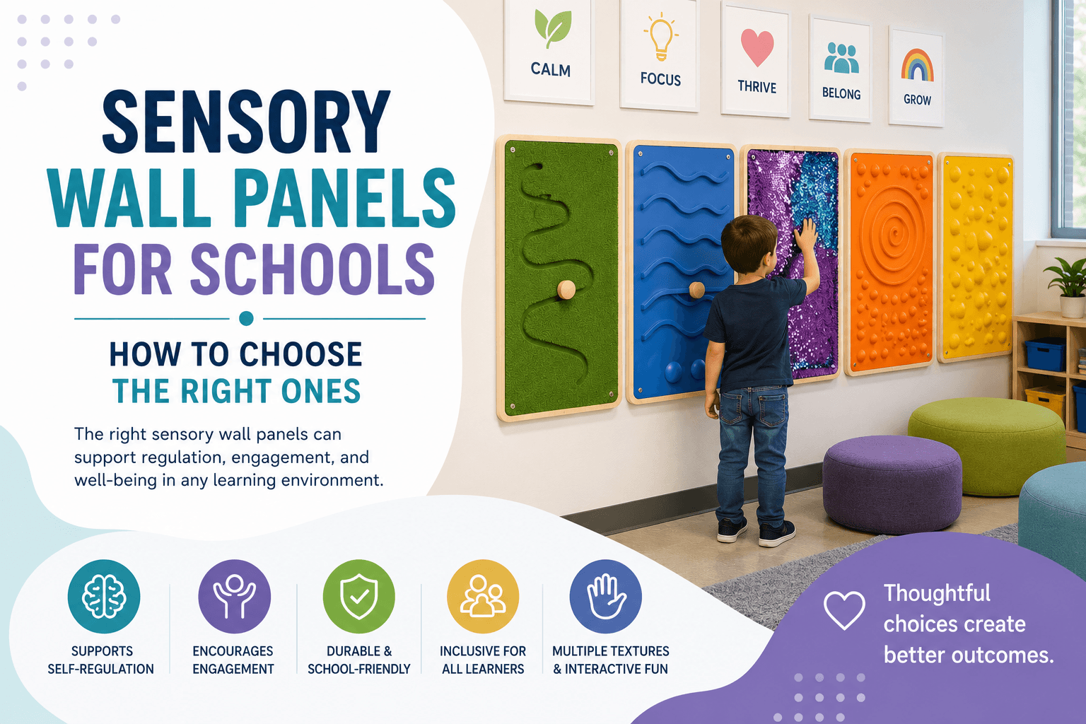 sensory wall panels for schools