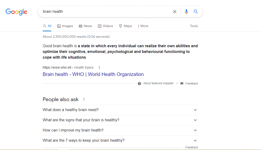 Google Search SEO Keywords People Also Ask