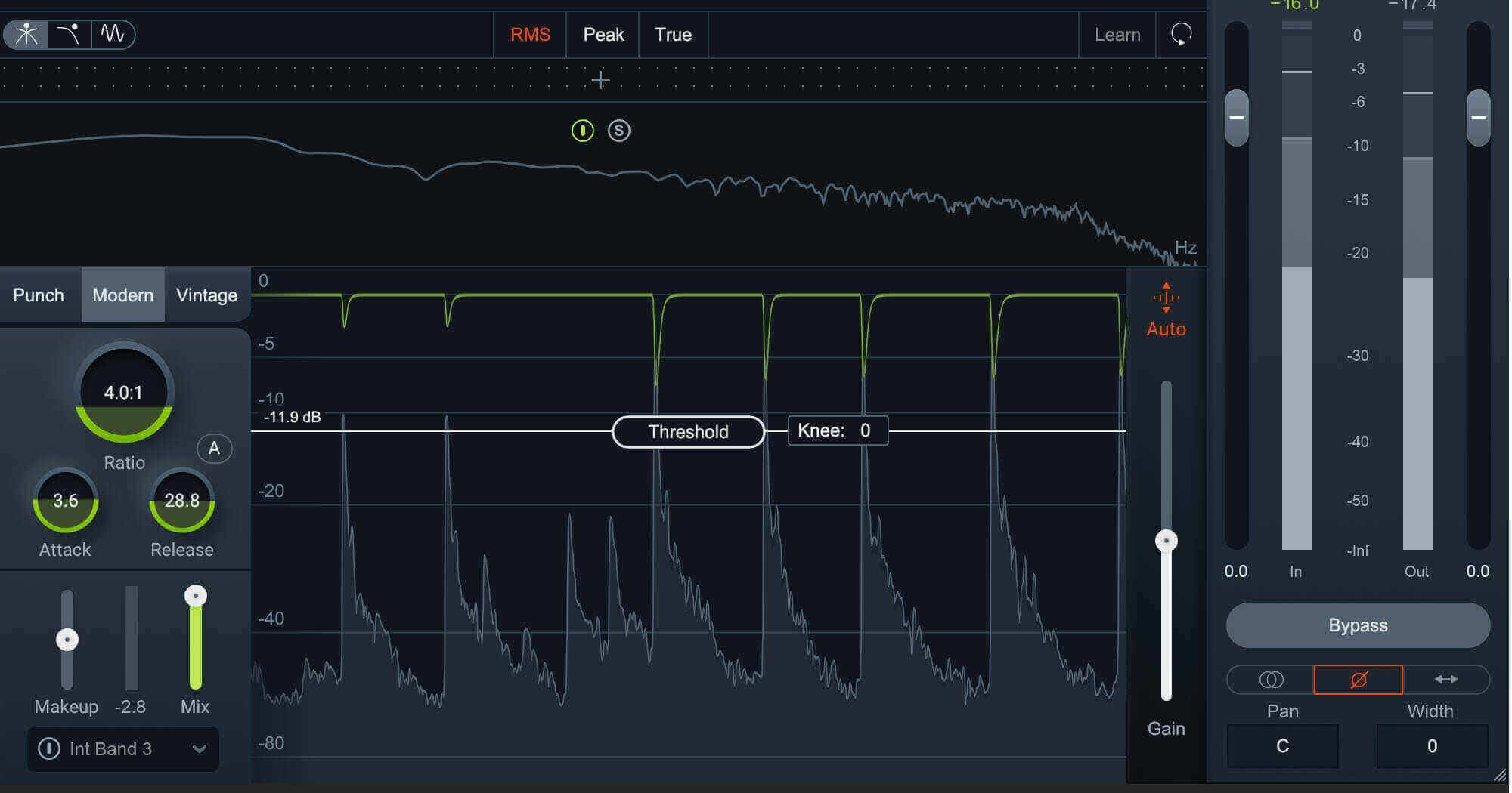 Using compression on the kick to even out dynamic variance with Neutron