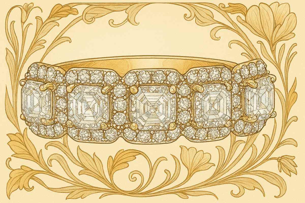Asscher-Cut Diamonds: Square Reflections, Timeless Allure and Intrigue