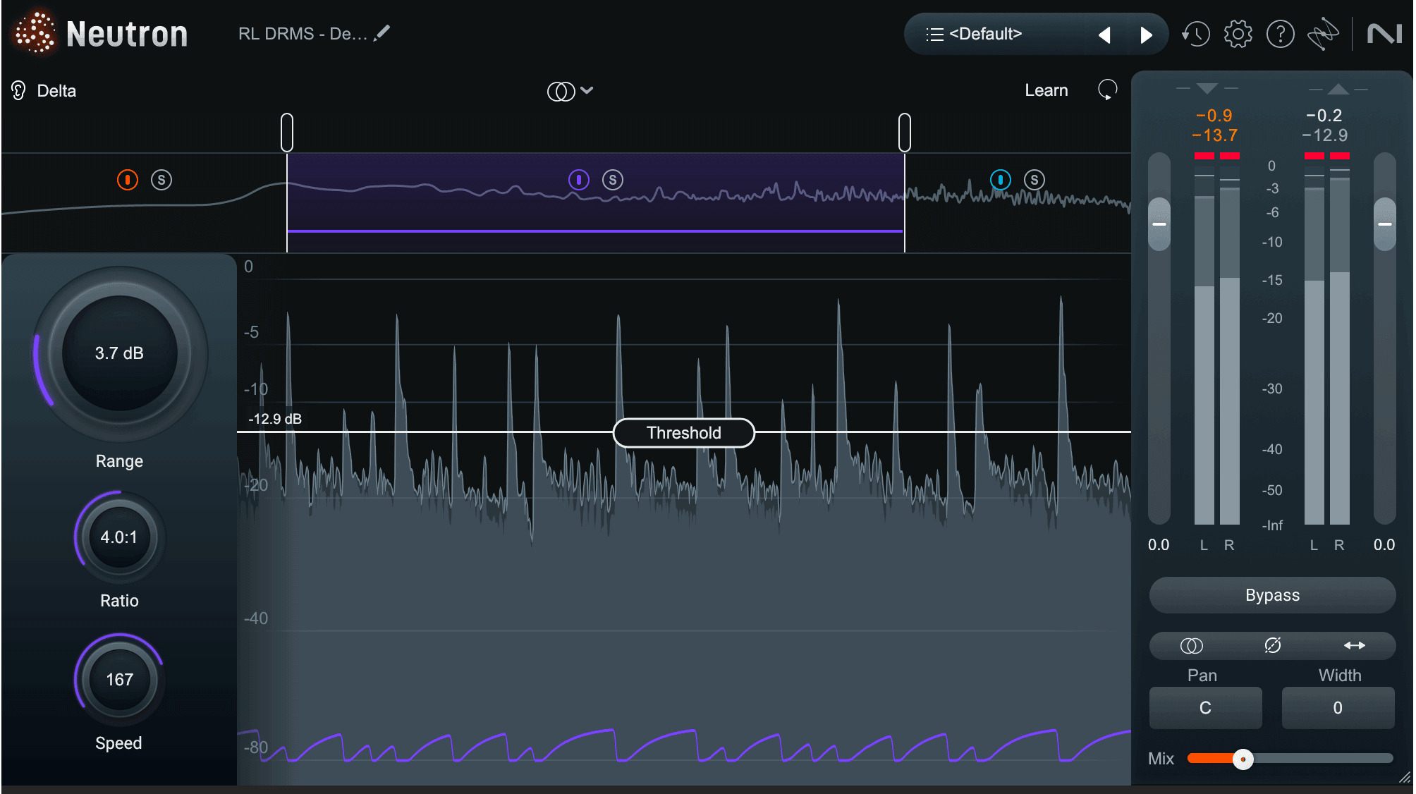 Density on Drum bus