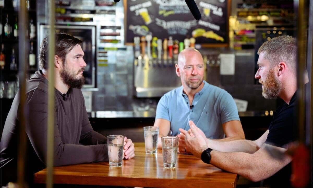 Jake Brendel and Colton McKivitz of the 49ers talk about recovery with GO Sleeves  cofounder Darren Lancaster