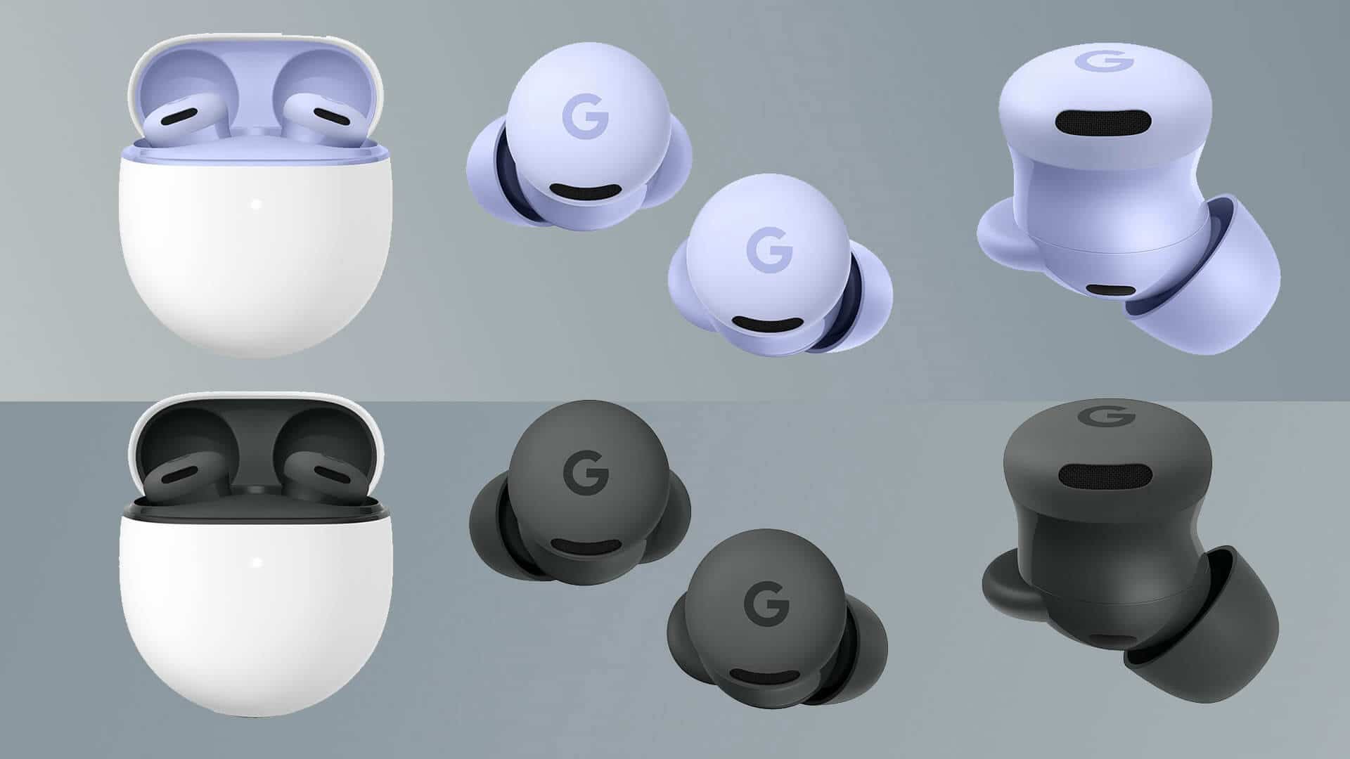 Google Pixel Buds 2A colors and case design