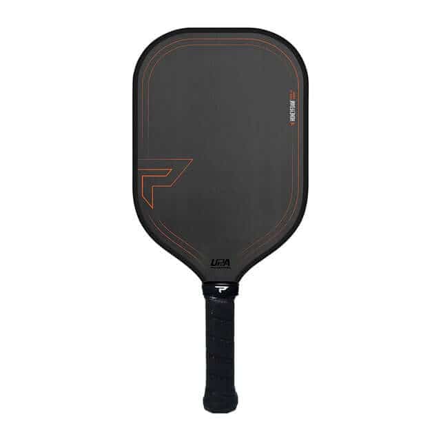 Paddletek HoneyFoam paddle matte black with orange accents