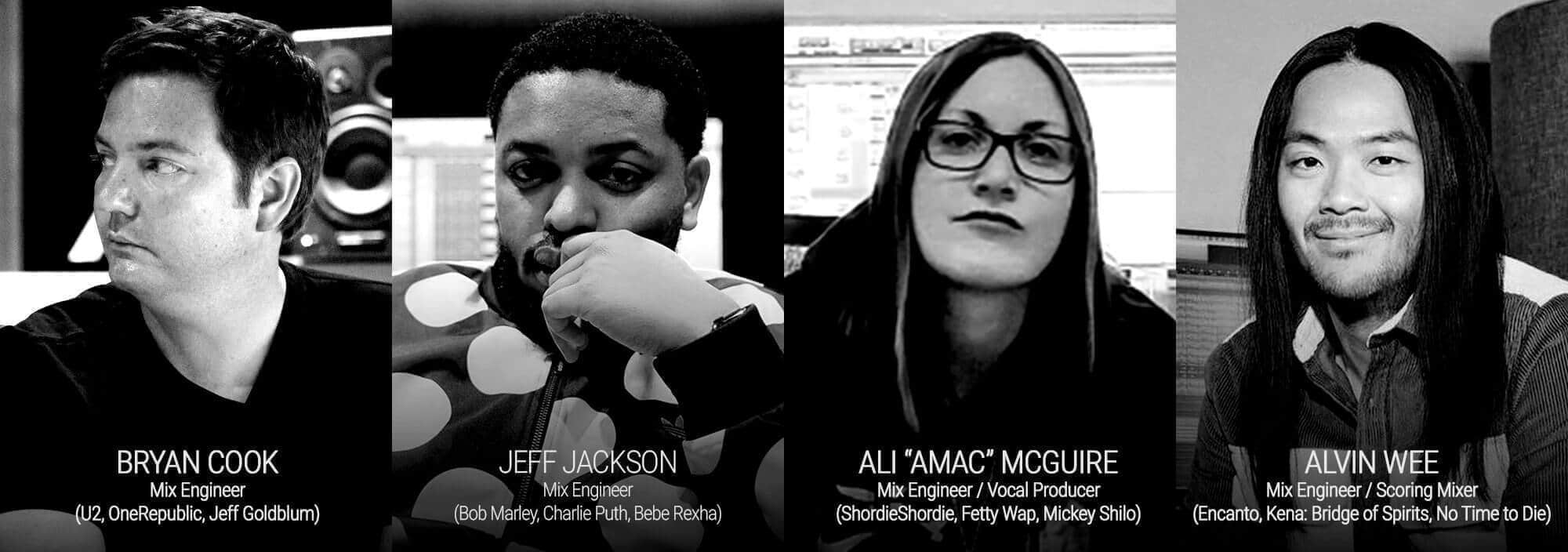 Thank you to mixing engineers Bryan Cook, Jeff Jackson, Ali “AMAC” McGuire, and Alvin Wee for their insights on mixing reference tracks