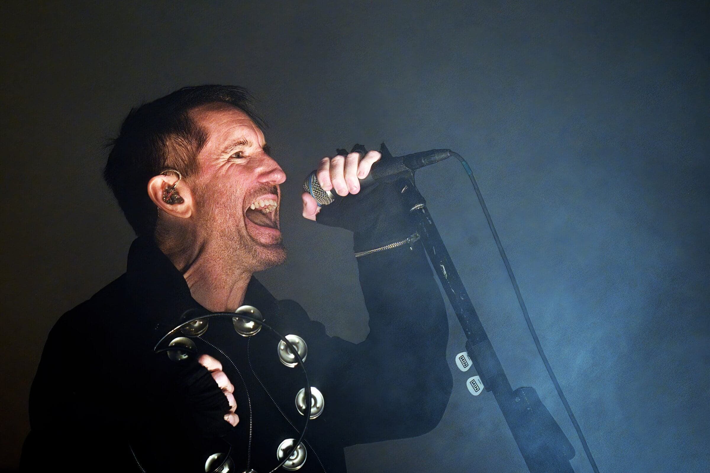 Trent Reznor performing at Roskilde Festival 2025