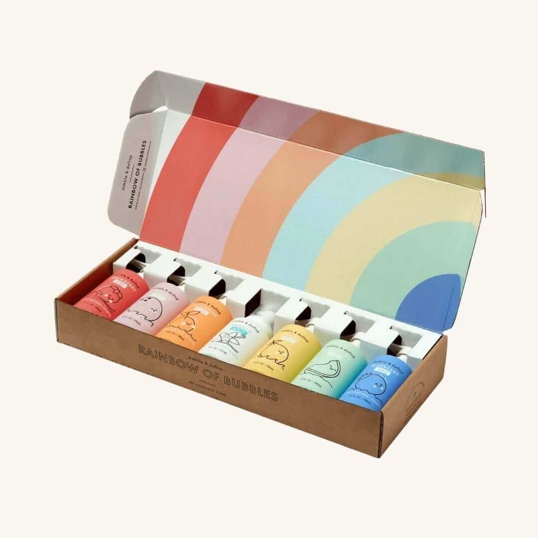 Rainbow of Bubbles – Bubble Bath Gift Set for Kids