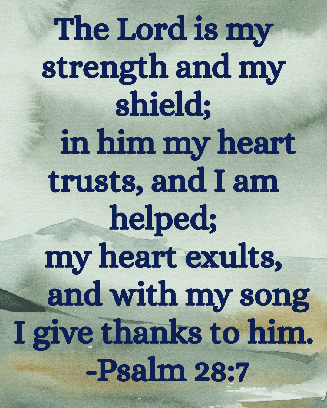 Psalm 28 | A Prayer To My Strength and My Shield