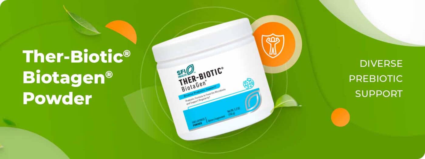 SFI-Health Ther-Biotic Biotagen Powder Blog Banner