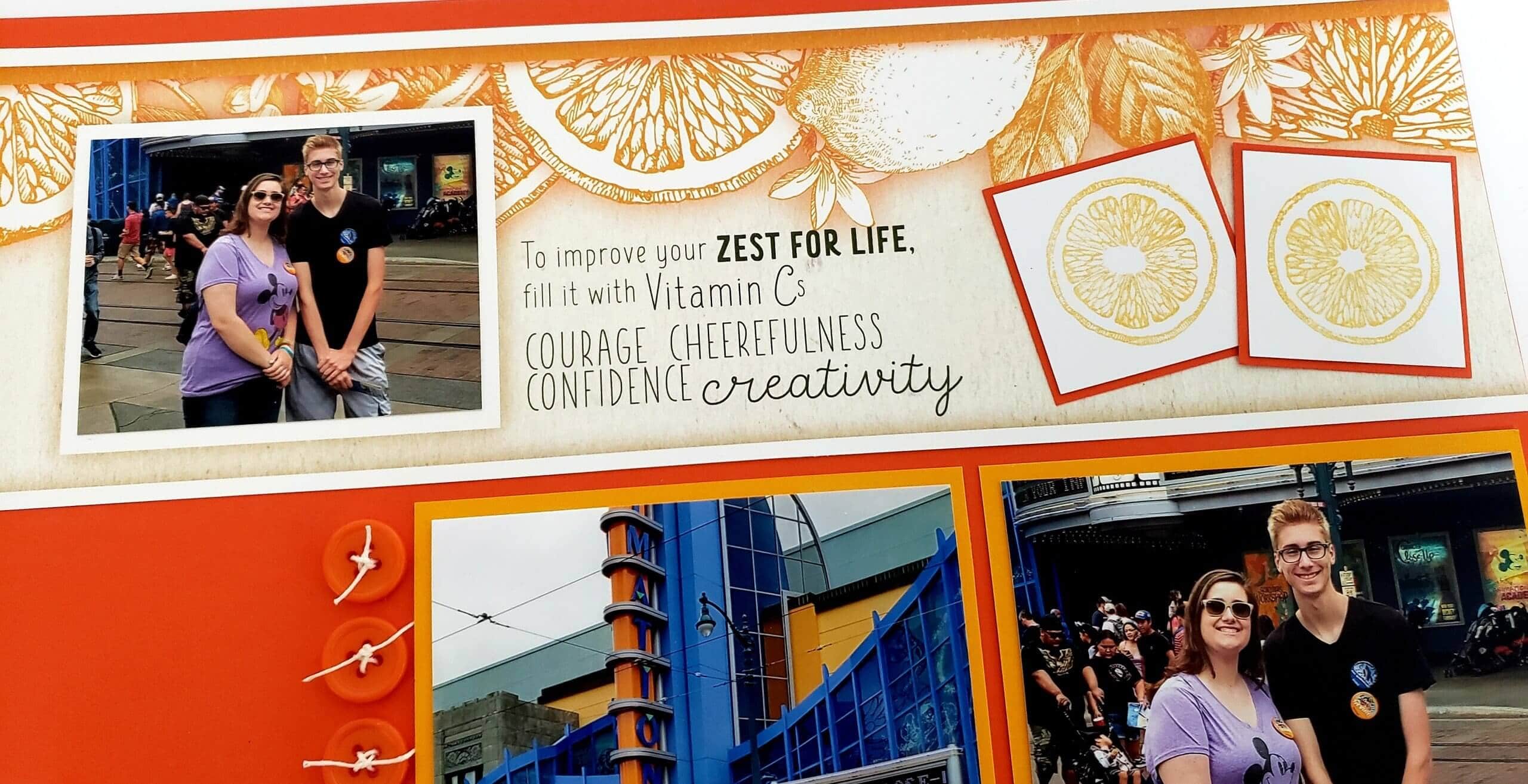 Zest for Life Layouts - Fresh & fun!